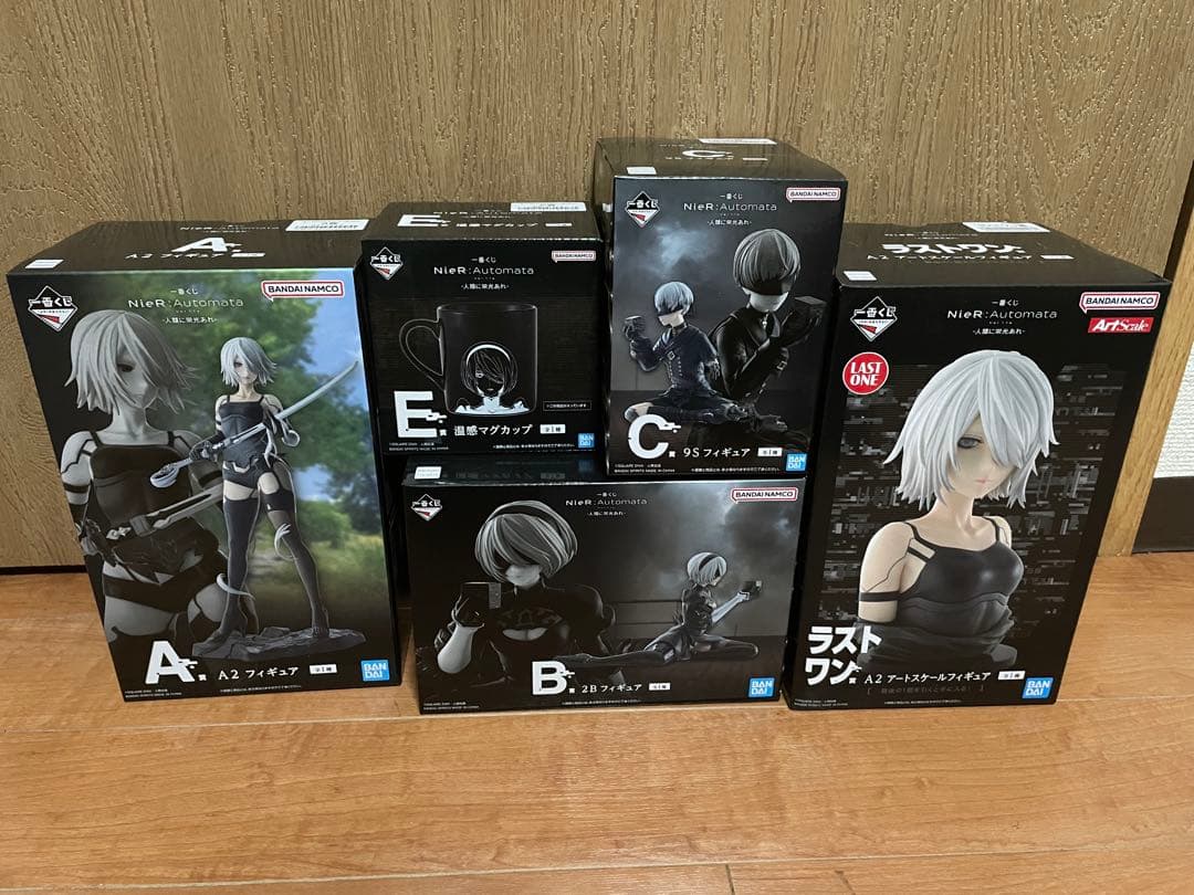 本日のみ一番くじ ニーアオートマタ【ラストワン賞/A賞/B賞/C賞/E賞セット】