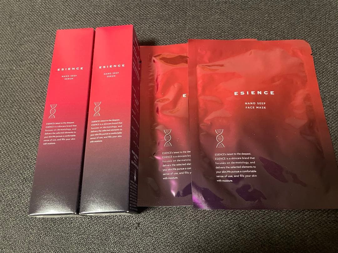 エシエンス　ナノシープセラム　導入美容液　フェイスマスク