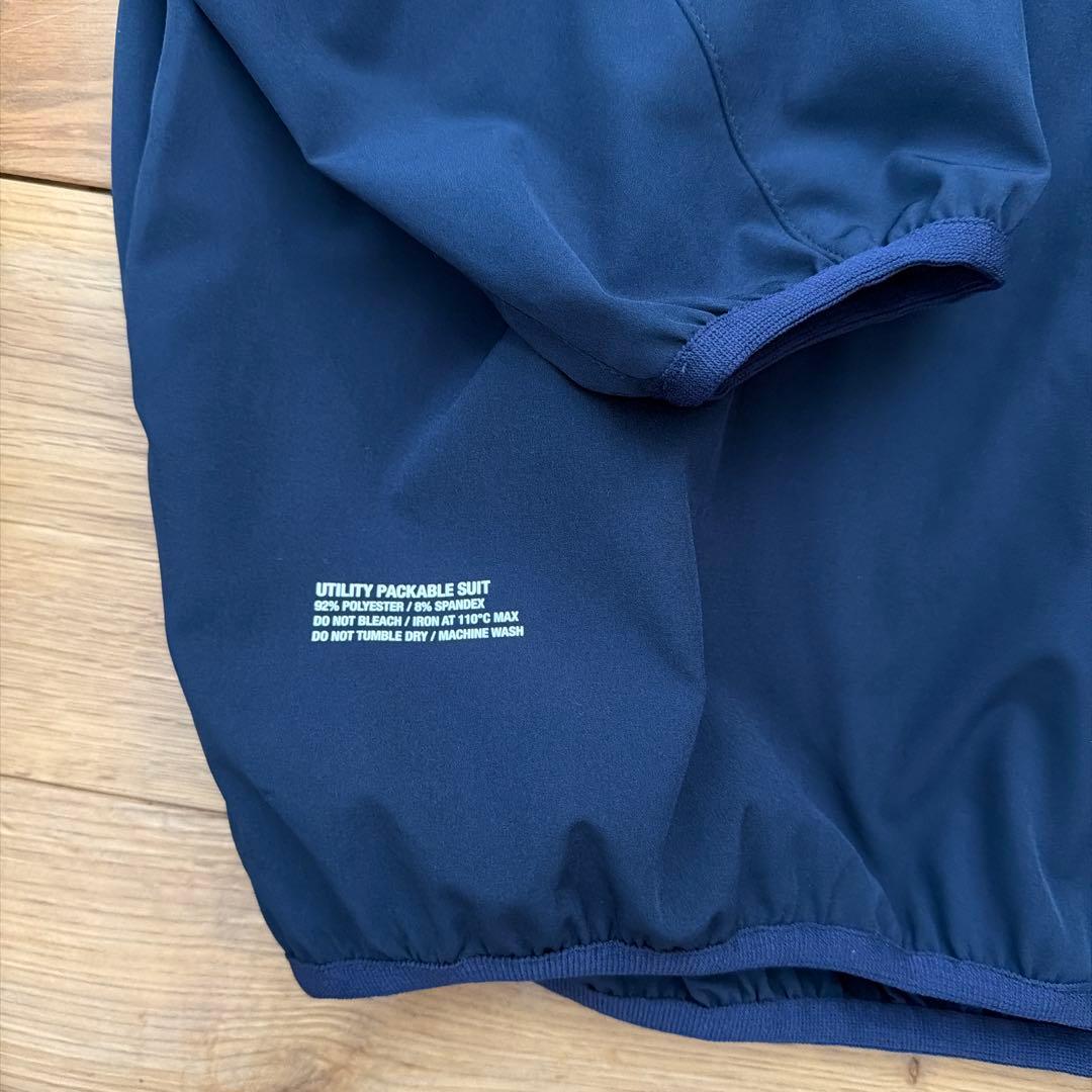 Fresh Service. ネイビー ナイロンジャケットセットアップ