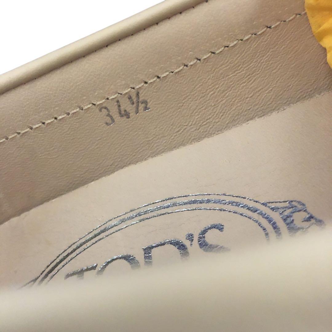 未使用 TOD'S ドライビングシューズ 34.5 フリンジ タッセル