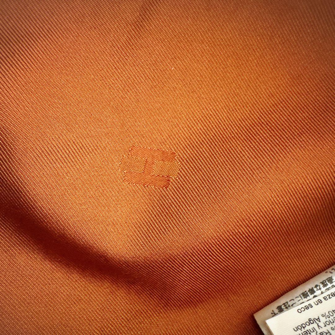 HERMÈS エルメス ツイード オレンジ キャスケット セリエ 58