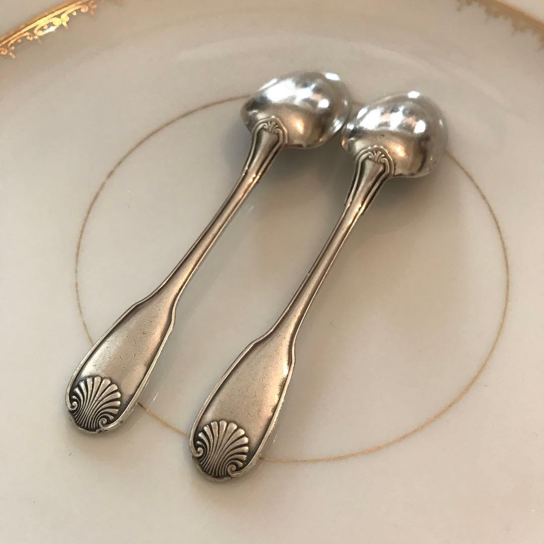 クリストフル／純銀／カトラリー 10点（ナイフ2本＋スプーン8本）