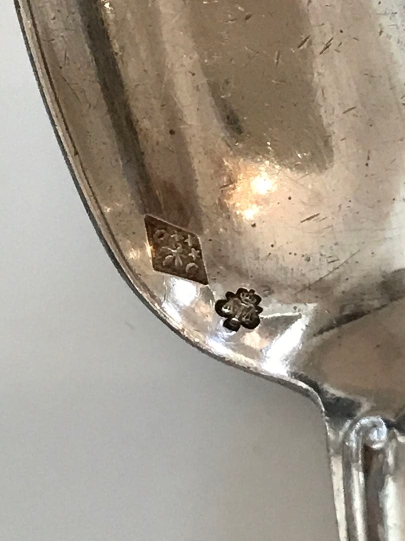 クリストフル／純銀／カトラリー 10点（ナイフ2本＋スプーン8本）