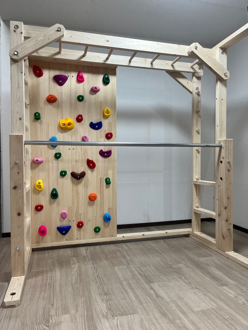 (*´꒳`*)　うんていタイプA 室内　側面ボルダリング　鉄棒