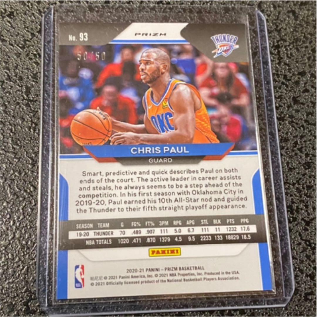 NBAカード Chris Paul pink 50/50シリ　ラストナンバー