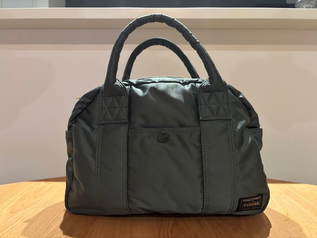 poter tanker boston bag セージグリーン