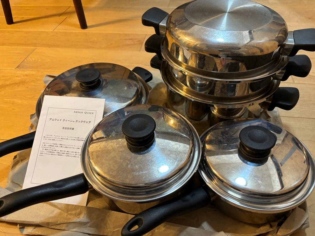 【最終価格】アムウェイ クイーンクックウェア Mセット