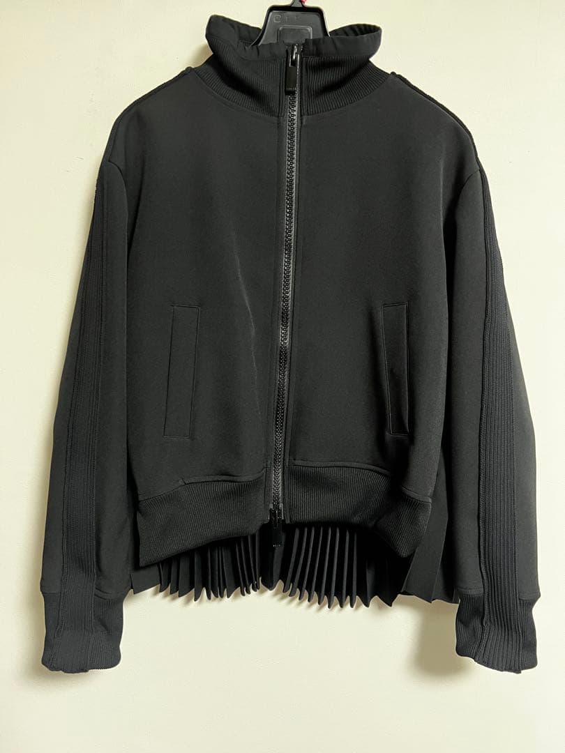 sacai テクニカルジャージーブルゾン プリーツ サイズ3