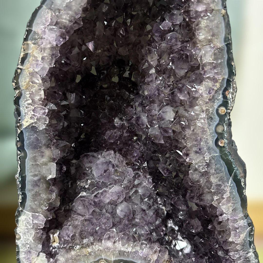 アメジスト ジオード 置物 約30cm高