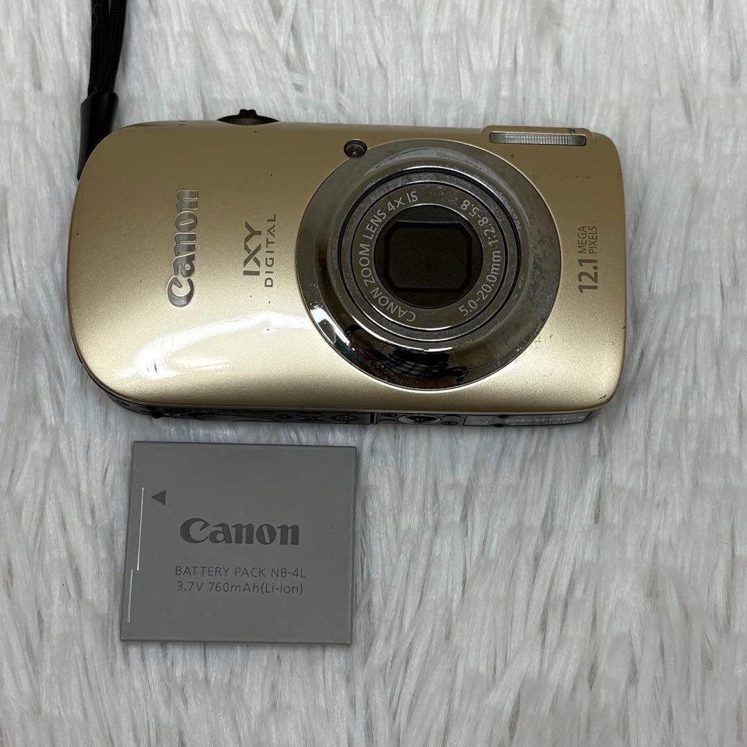 Canon カメラ　IXY 510IS PC1356 ゴールド コンデジ　訳あり