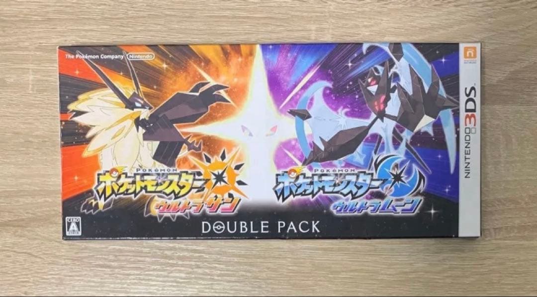 ポケットモンスター ウルトラサン　ウルトラムーン　ダブルパック　3ds ポケモン