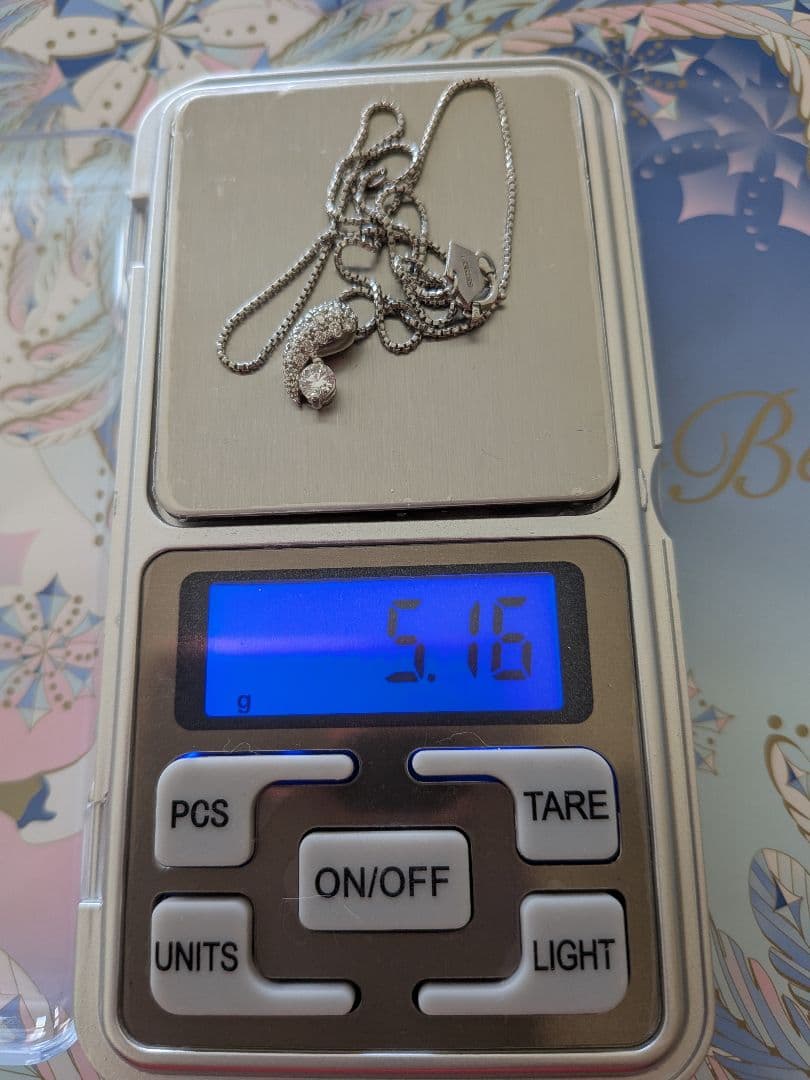 ゆうこりんさま専用　HOSHI no SUNA ダイヤ プラチナ ネックレス