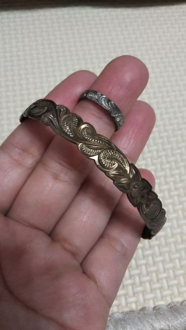 ハワイアンジュエリー指輪 バングル