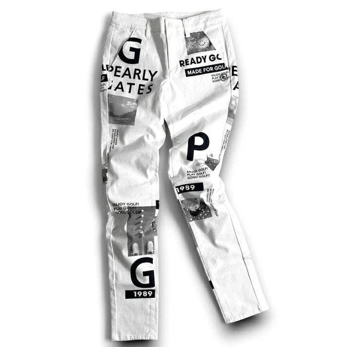 パーリーゲイツ ゴルフ コットン混 ストレッチ ロングパンツ ウェア 00