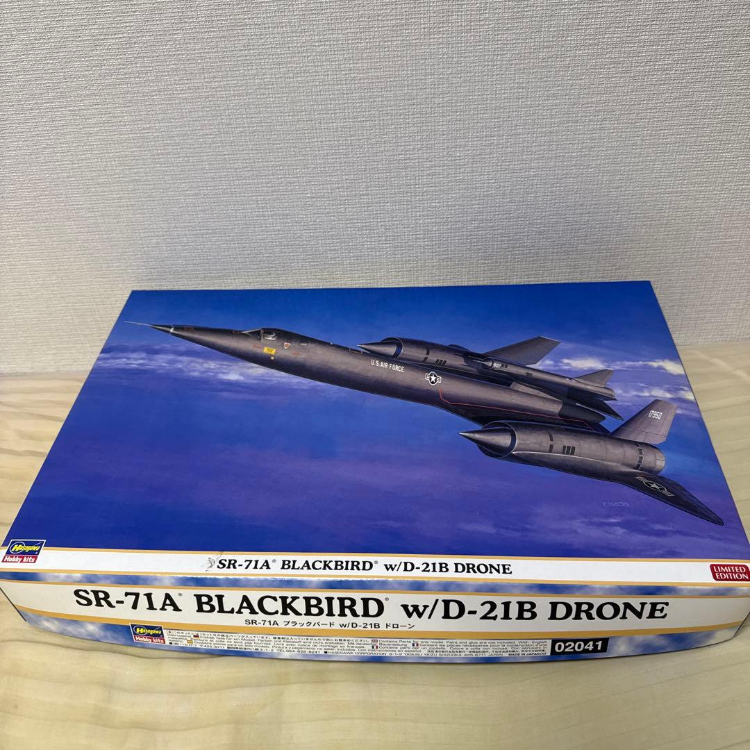 SR-71 BLACKBIRD w/D-21B DRONE ハセガワ　プラモデル