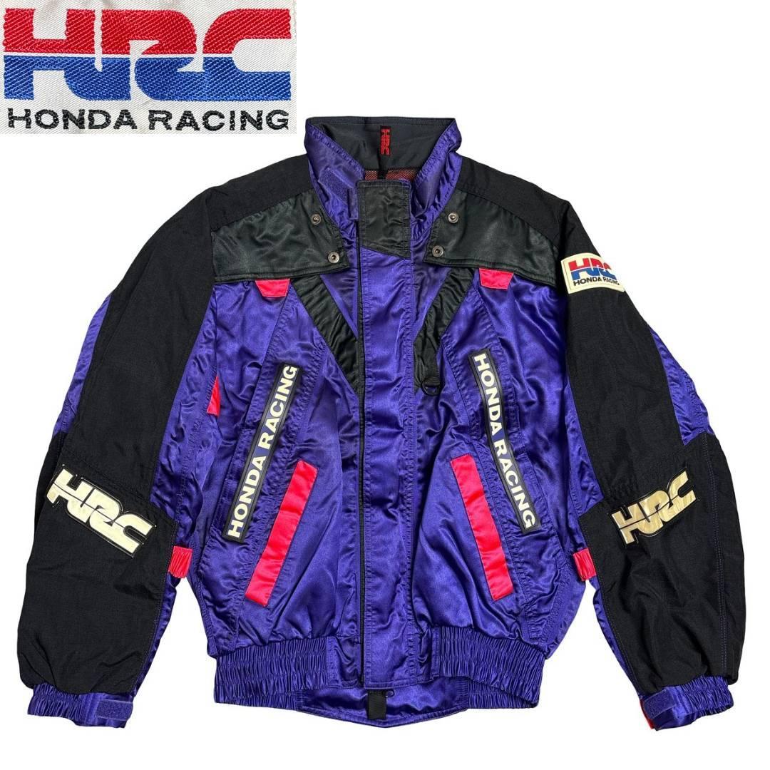 80s HRC HONDA RACING レーシング ナイロン ジャケット L