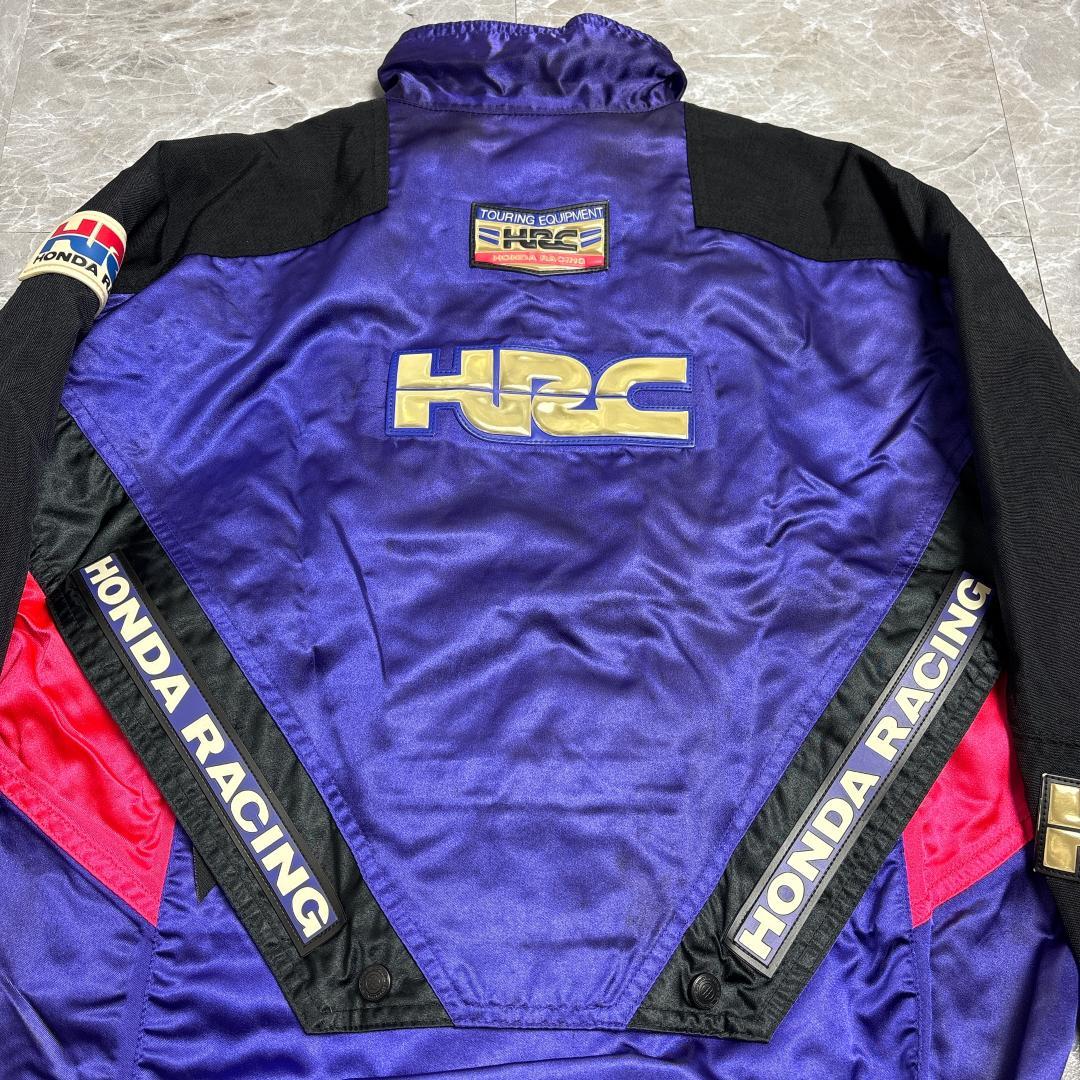 80s HRC HONDA RACING レーシング ナイロン ジャケット L