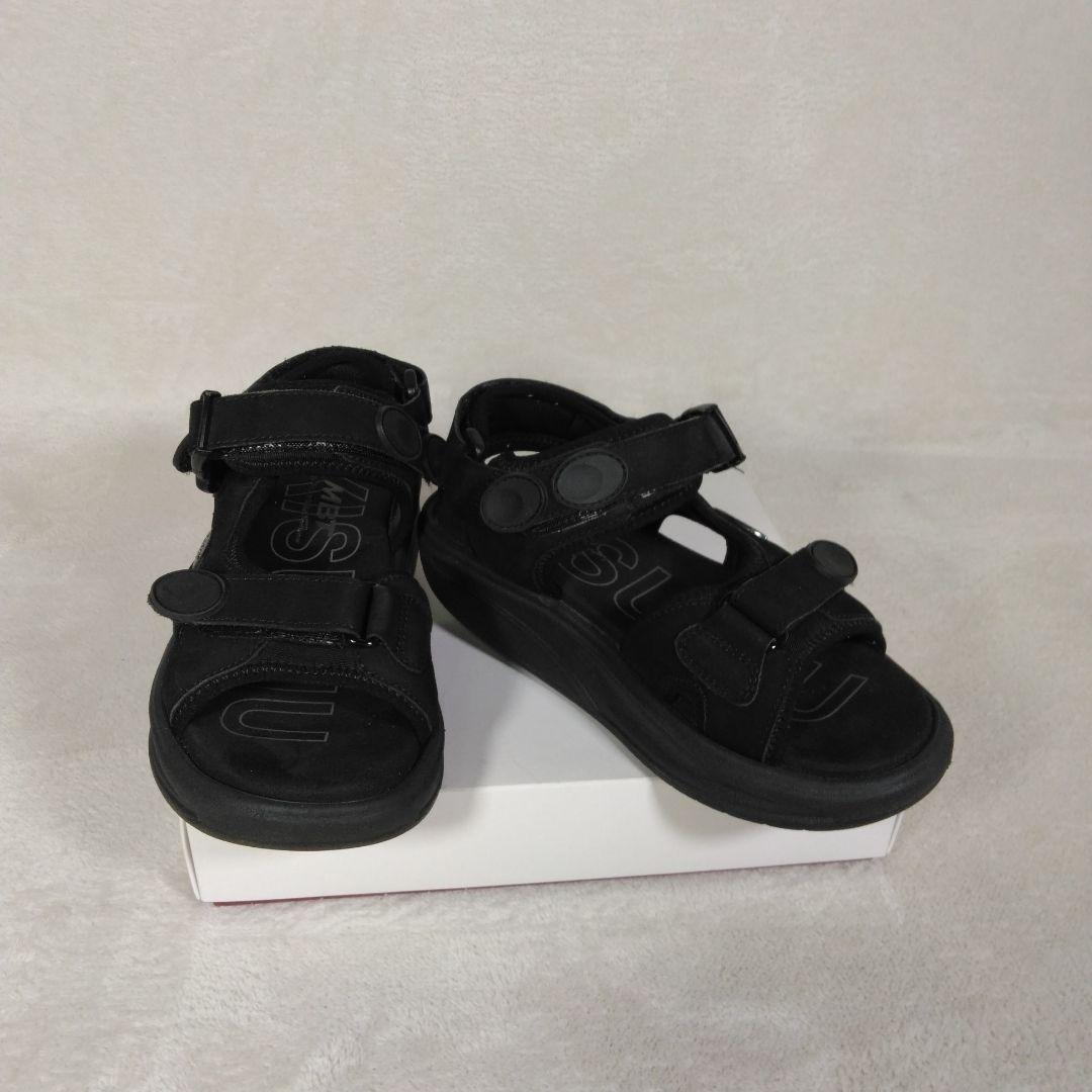 MBT KISUMU ブラック スポーツサンダル ベルクロ