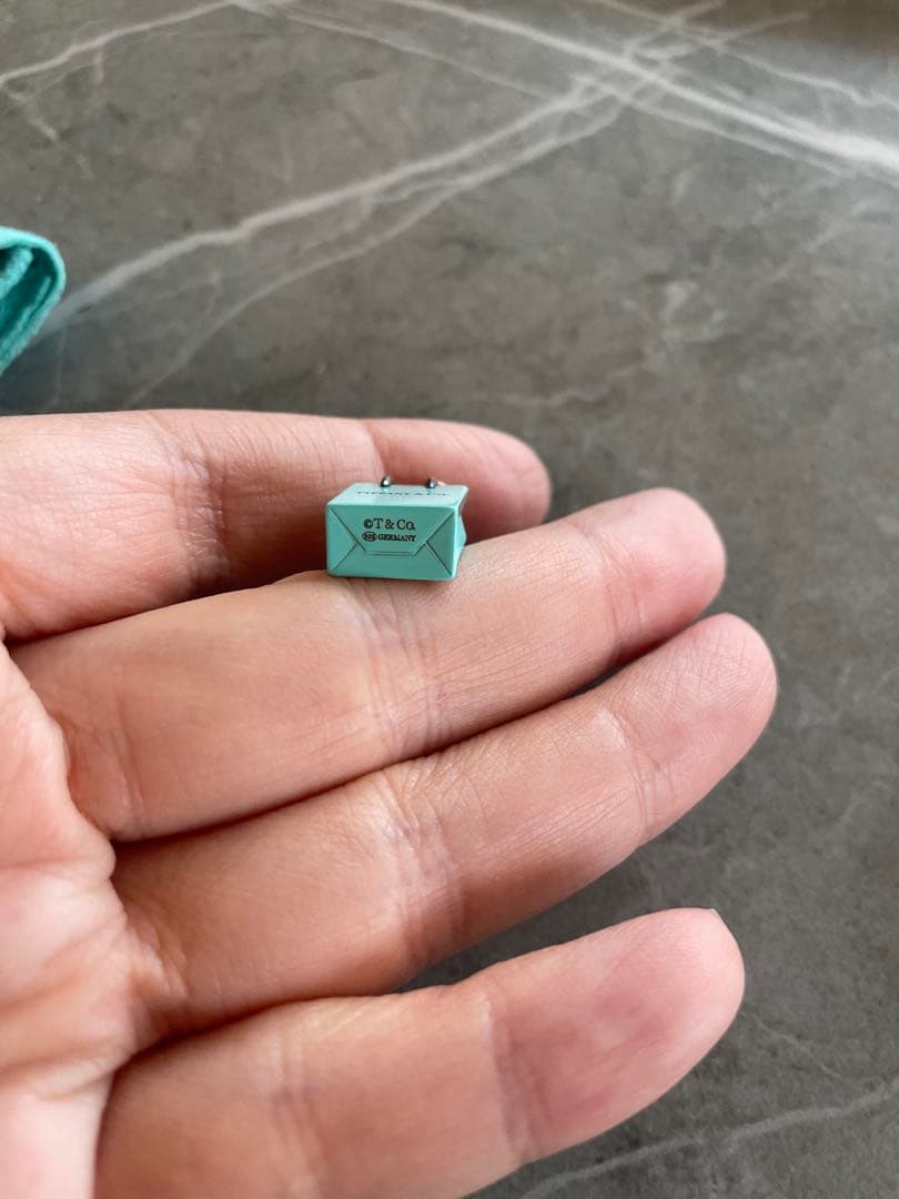 お値下げしました！希少ティファニー　ショップバック　チャーム