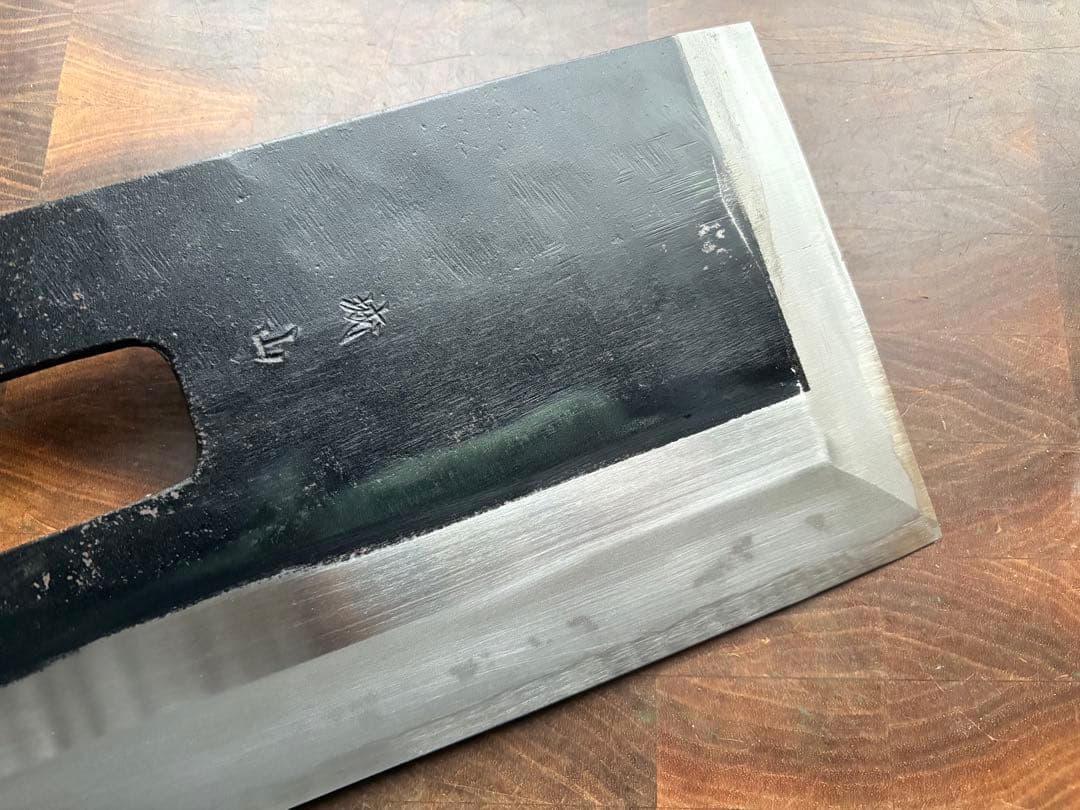 堺打刃物　城山刃物　麺切り　270mm 9寸　包丁　蕎麦切り　和包丁　白鋼