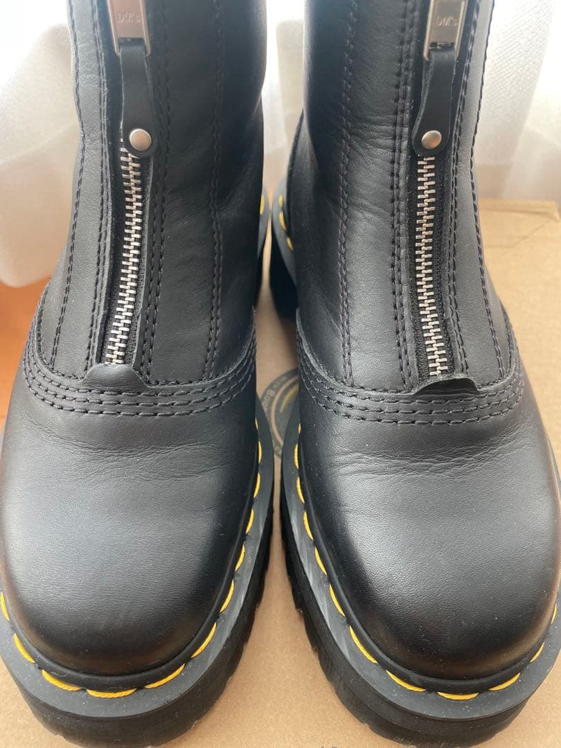 厚底 ブーツ JETTA ZIP BOOTS ジップ レディース ブラック