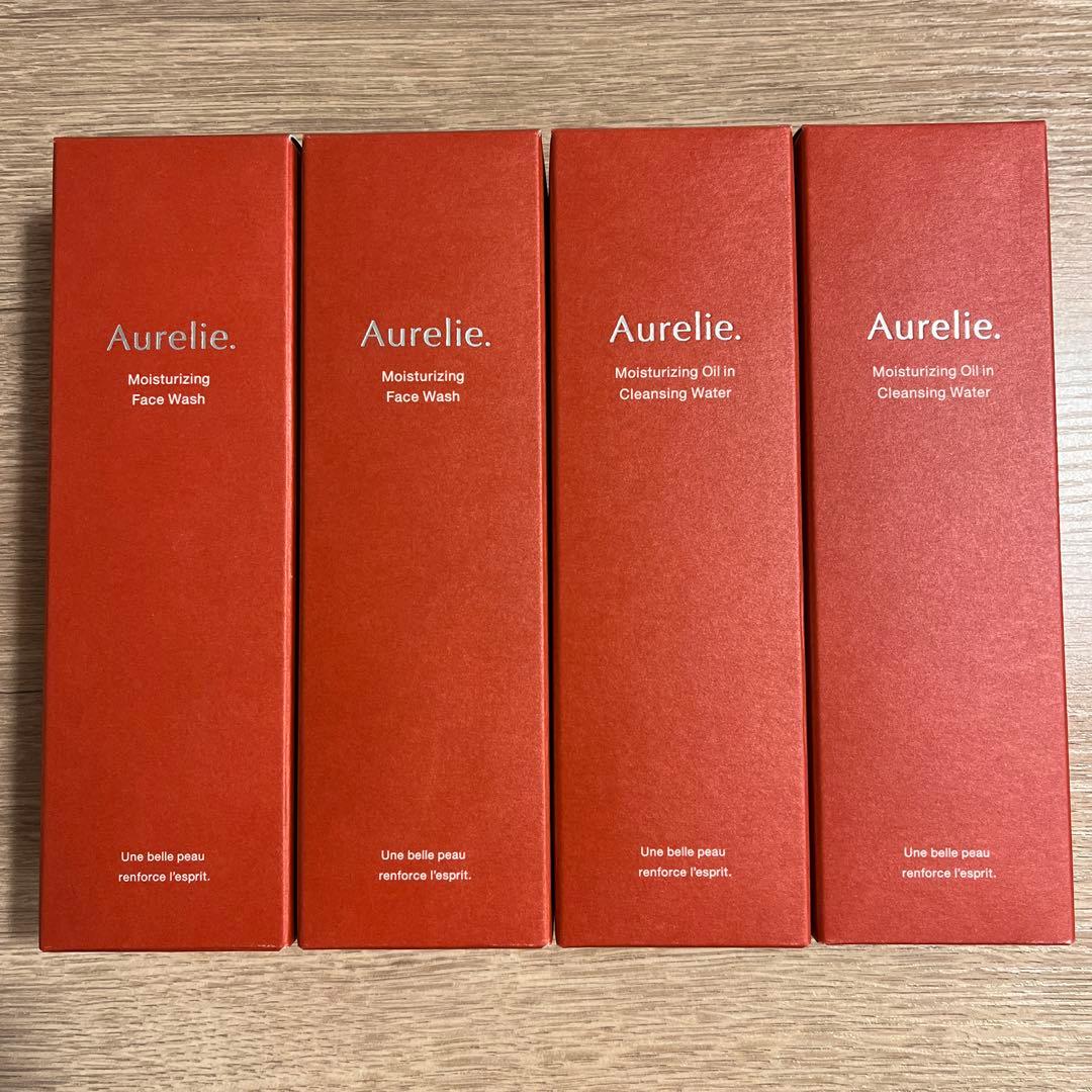 Aurelie オレリー　メイク落とし&洗顔料　各2本
