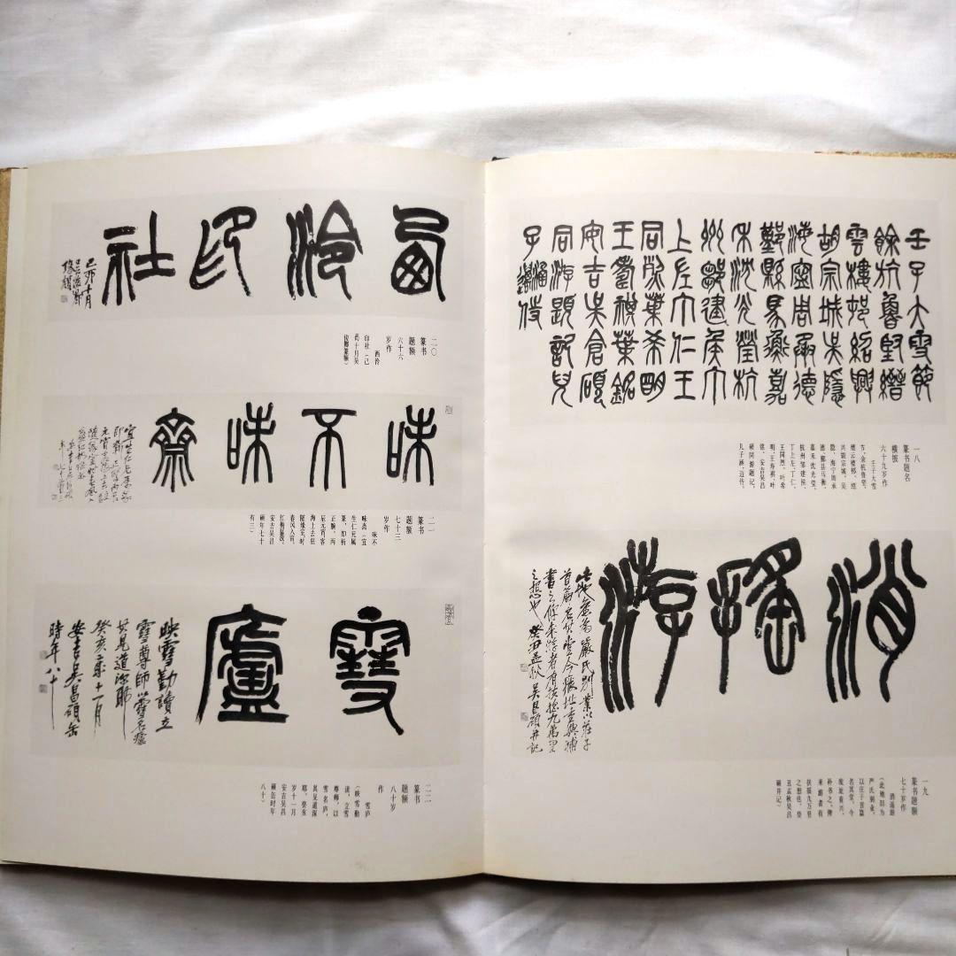 呉昌碩作品集 絵画・書法篆刻 2冊セット