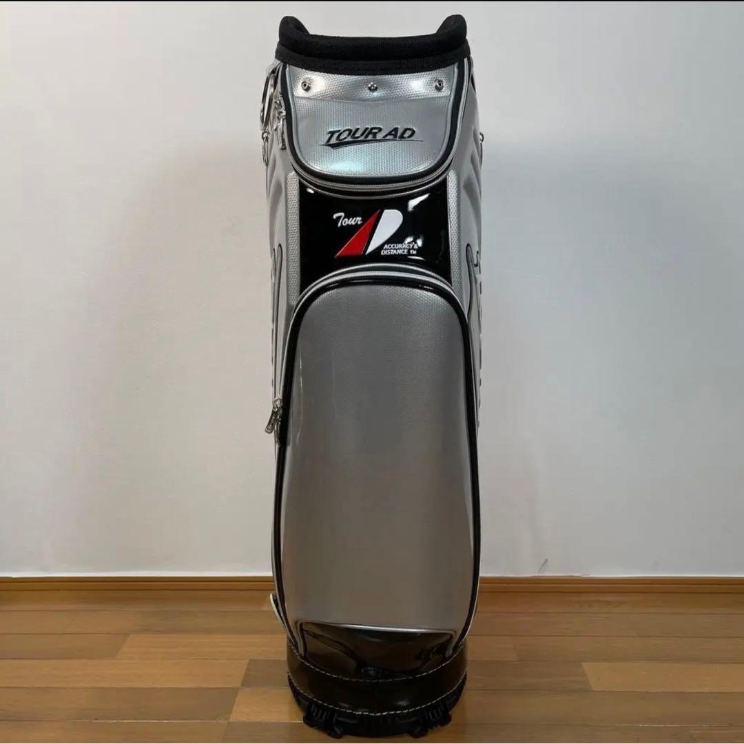 新品未使用　グラファイトデザインキャディーバック　9.5型　　シルバー