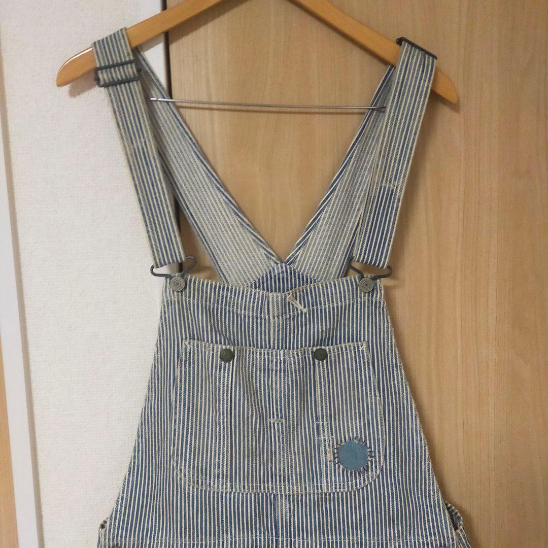 DENIM & SUPPLY ラルフローレン ヒッコリー オーバーオール M