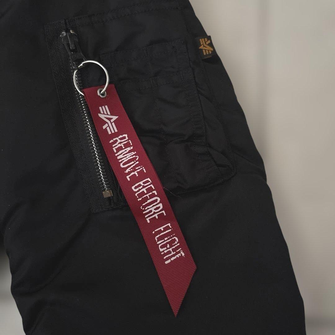 【美品】MA-1 ALPHA INDUSTRIES ブラック　Sサイズ