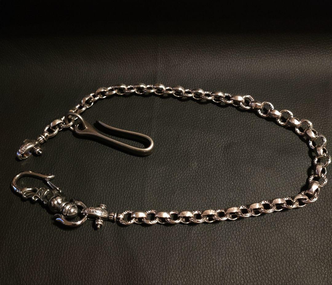 レナードカムホートタイプ　シルバーウォレットチェーン　ネックレス　セット