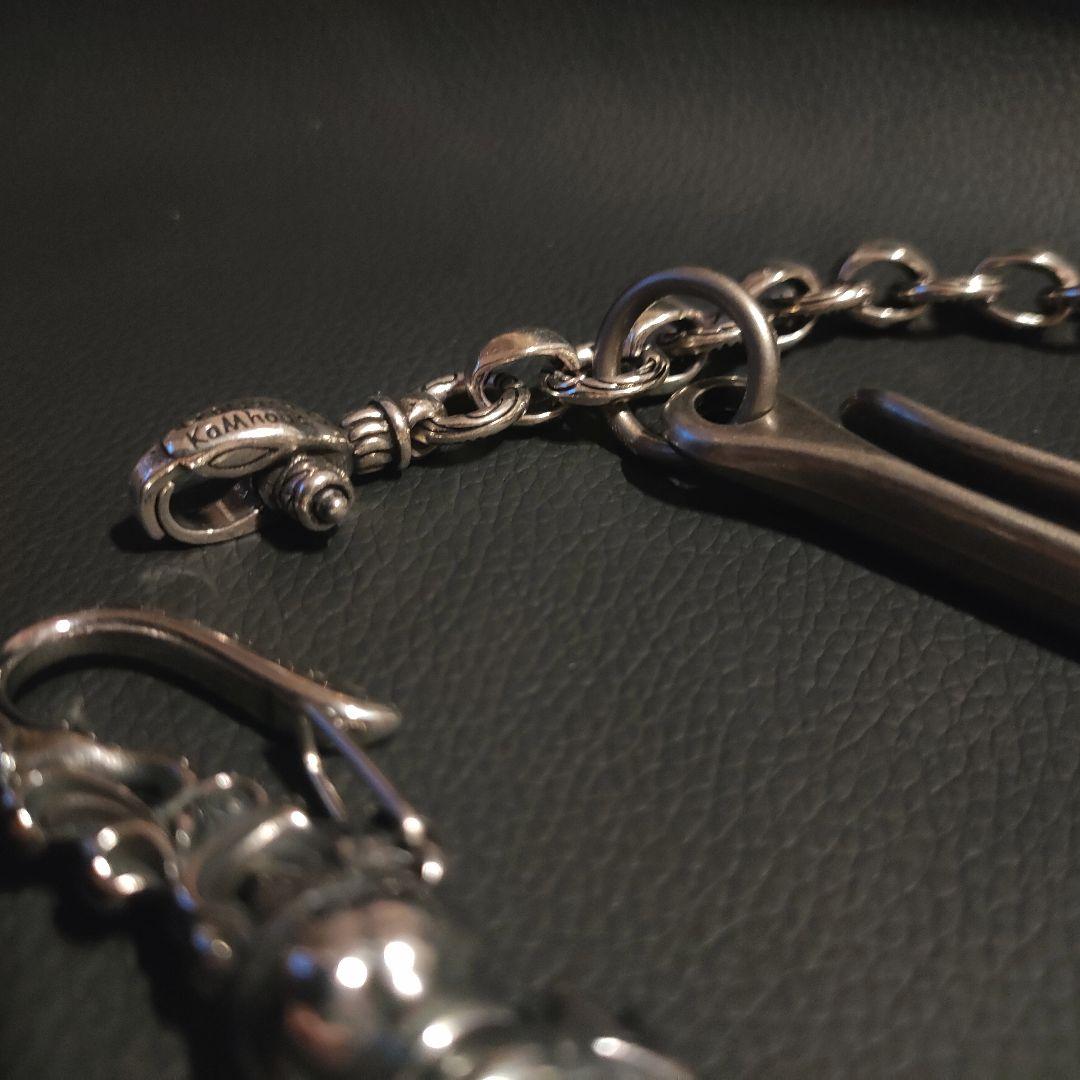 レナードカムホートタイプ　シルバーウォレットチェーン　ネックレス　セット