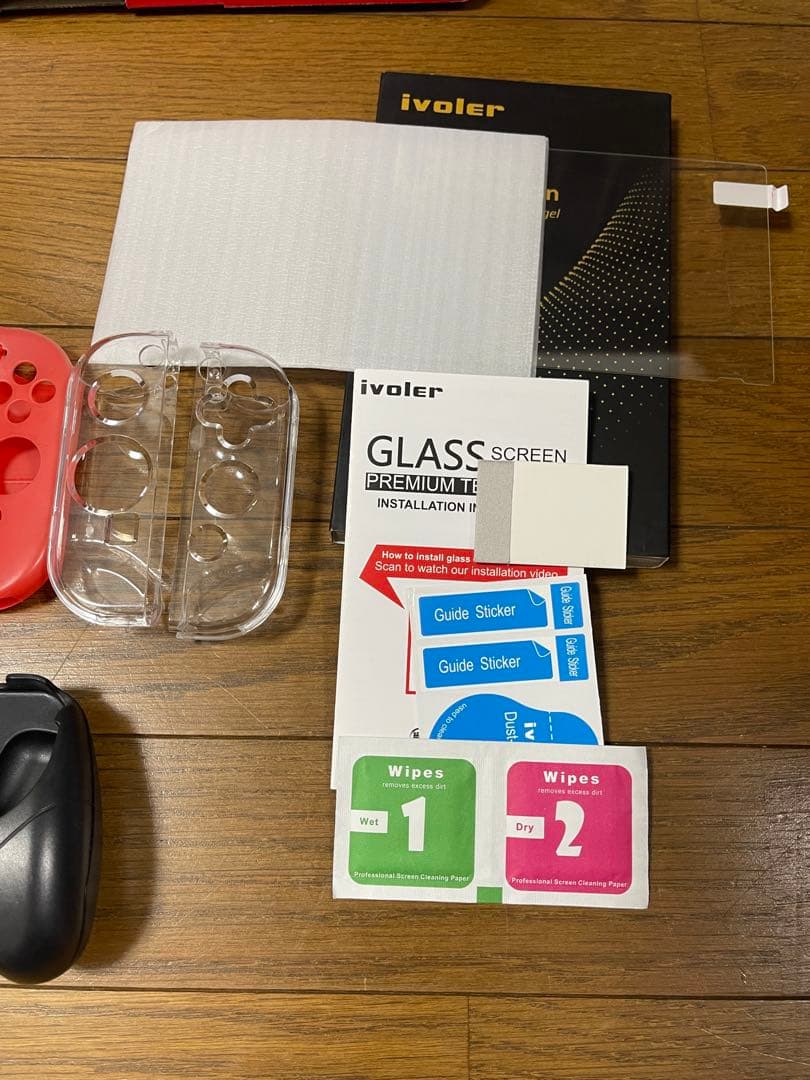 【フィルム貼り済】⭐︎Nintendo Switchフルセット＆オマケグッズ有⭐︎