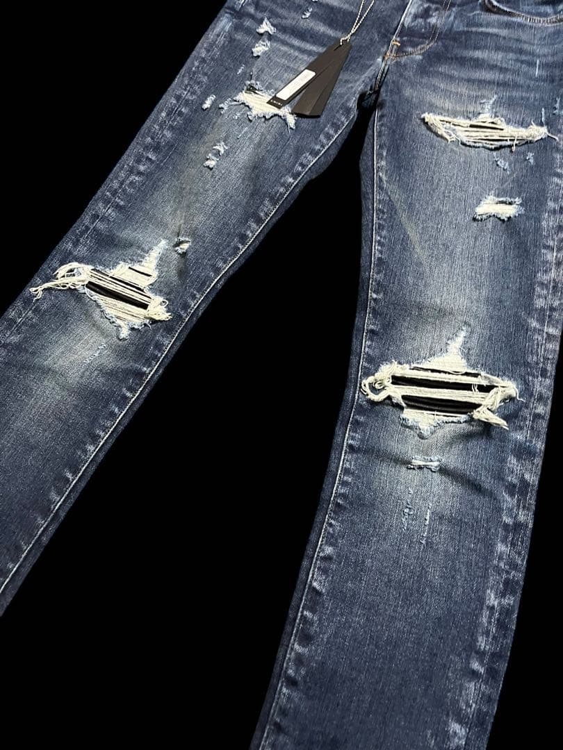 幻 AMIRI MX1 CLAY CLASSIC Damaged Denim