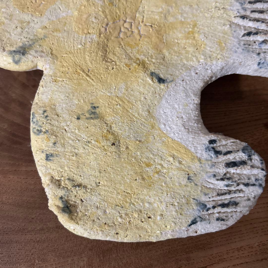 前川幸市　鳥の陶板　貴重　美品