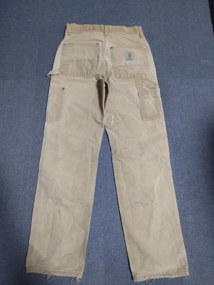 W31×Ⅼ34 Carhartt ダブルニー ベージュ
