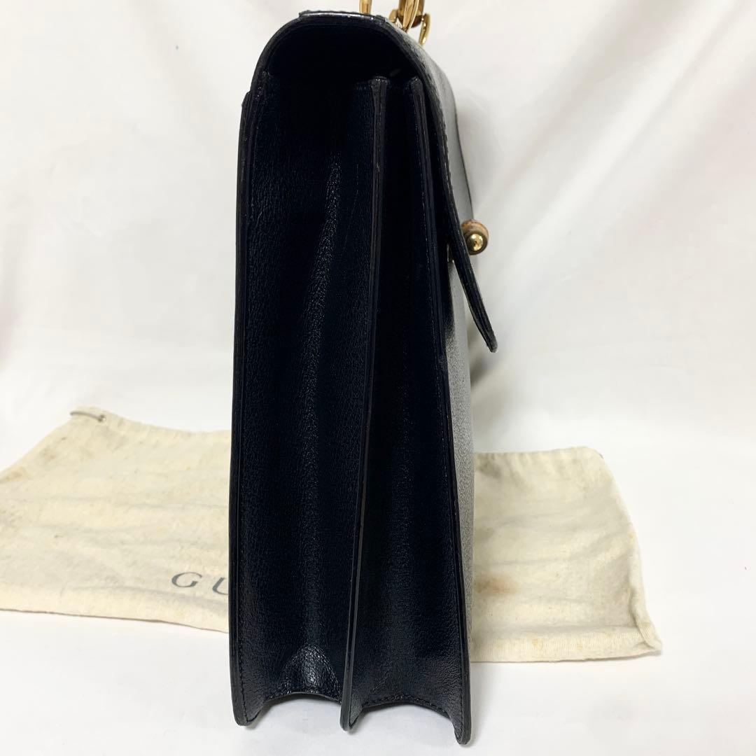 【バンブー】オールドグッチ　OLD GUCCI　ビジネスバッグ　ブリーフケース