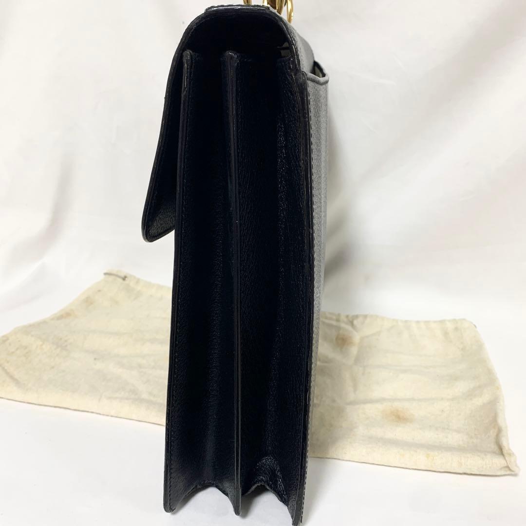 【バンブー】オールドグッチ　OLD GUCCI　ビジネスバッグ　ブリーフケース