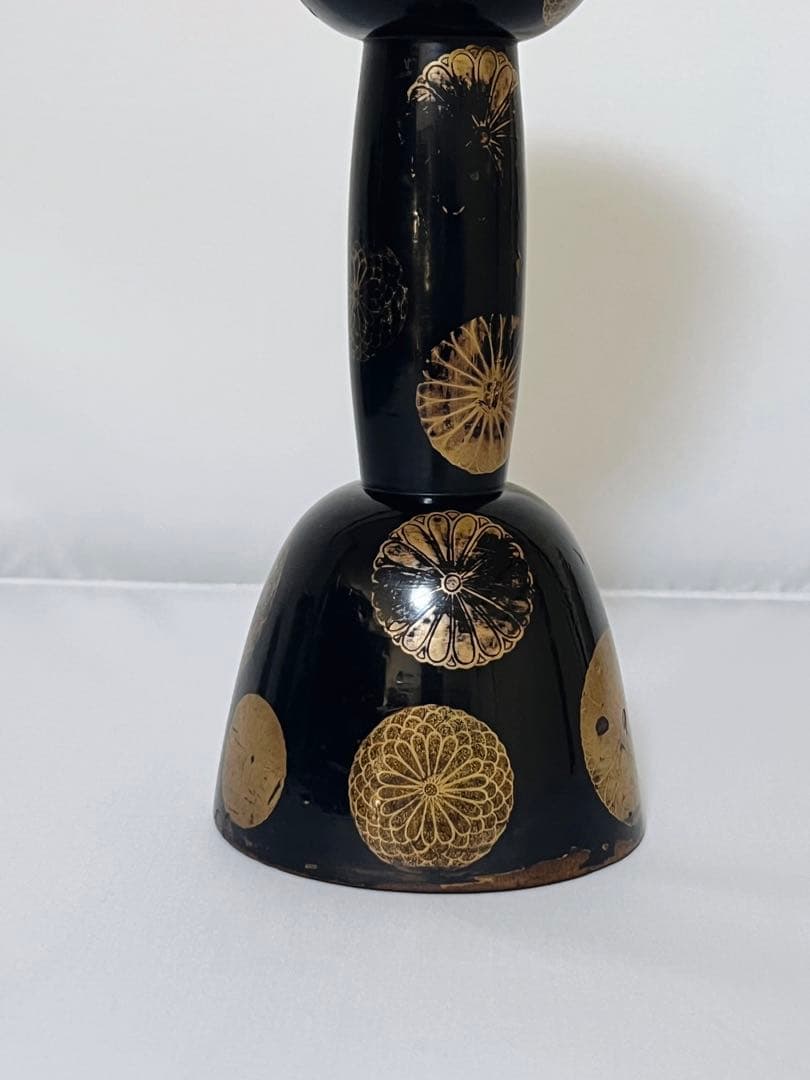 小鼓　胴　菊蒔絵