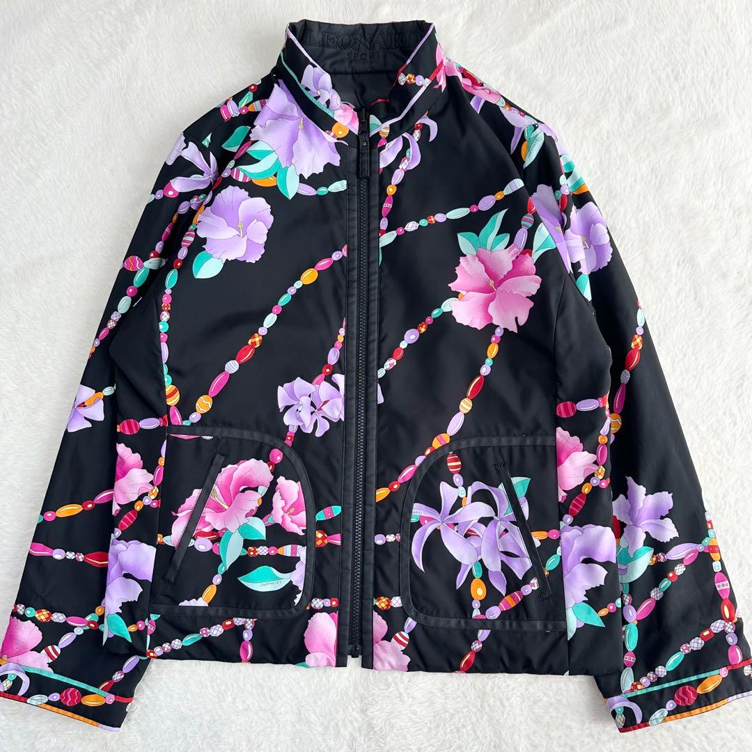 美品✨XL(42) レオナール リバーシブル ジャケット 花柄 LEONARD