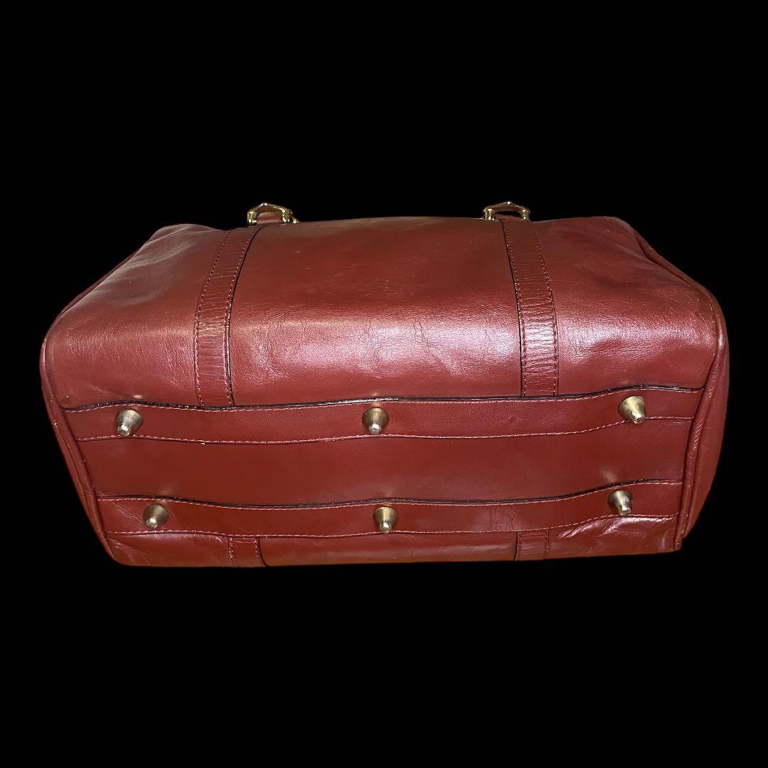 Cartier カルティエ マストライン レザー ミニボストンバッグ ボルドー