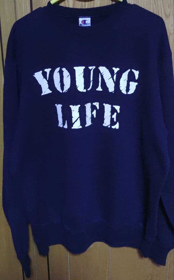 b*m様 90s USA製チャンピオンスウェットXXL　young life