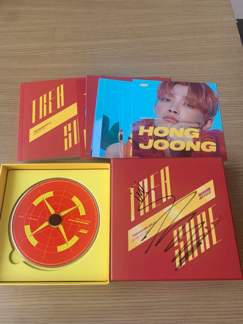 ATEEZ CD ミンギサイン入り