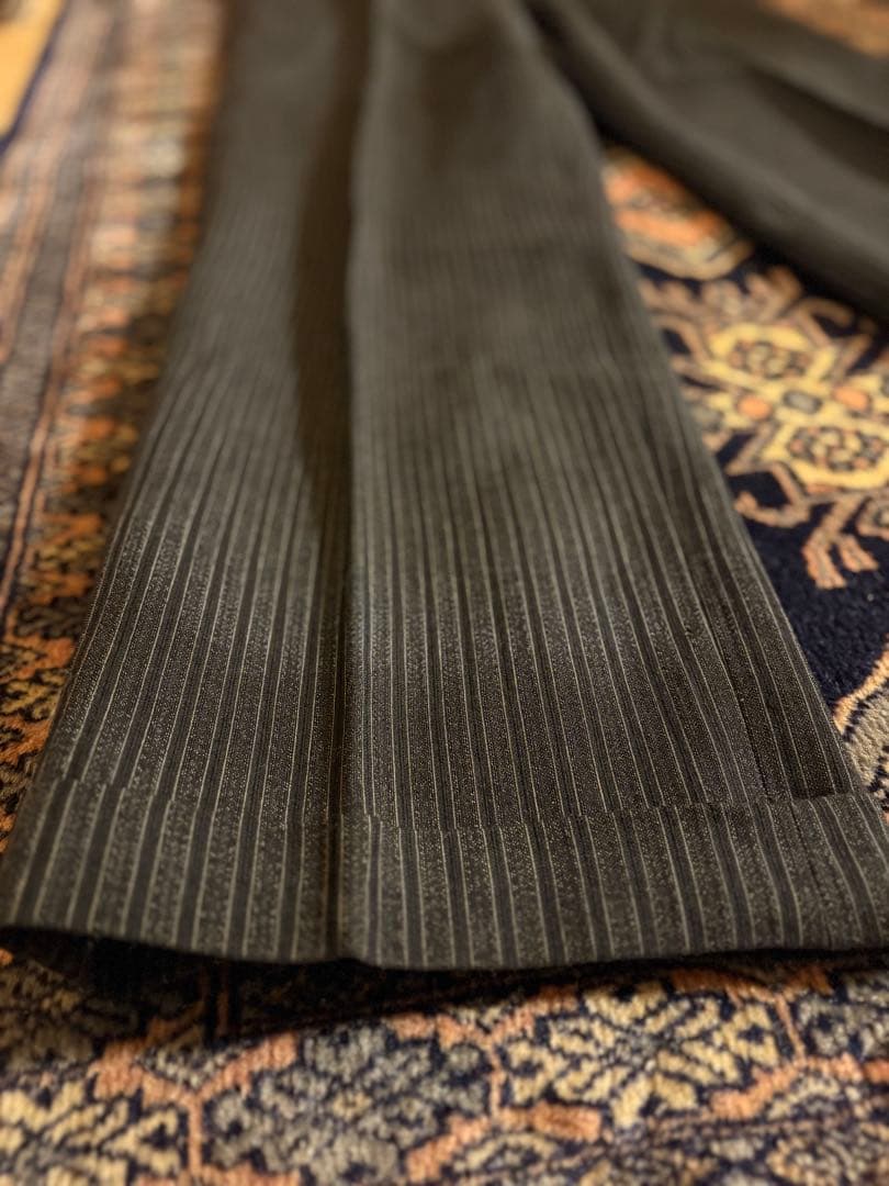 50s ヴィンテージスラックス　ユーロ　ストライプ