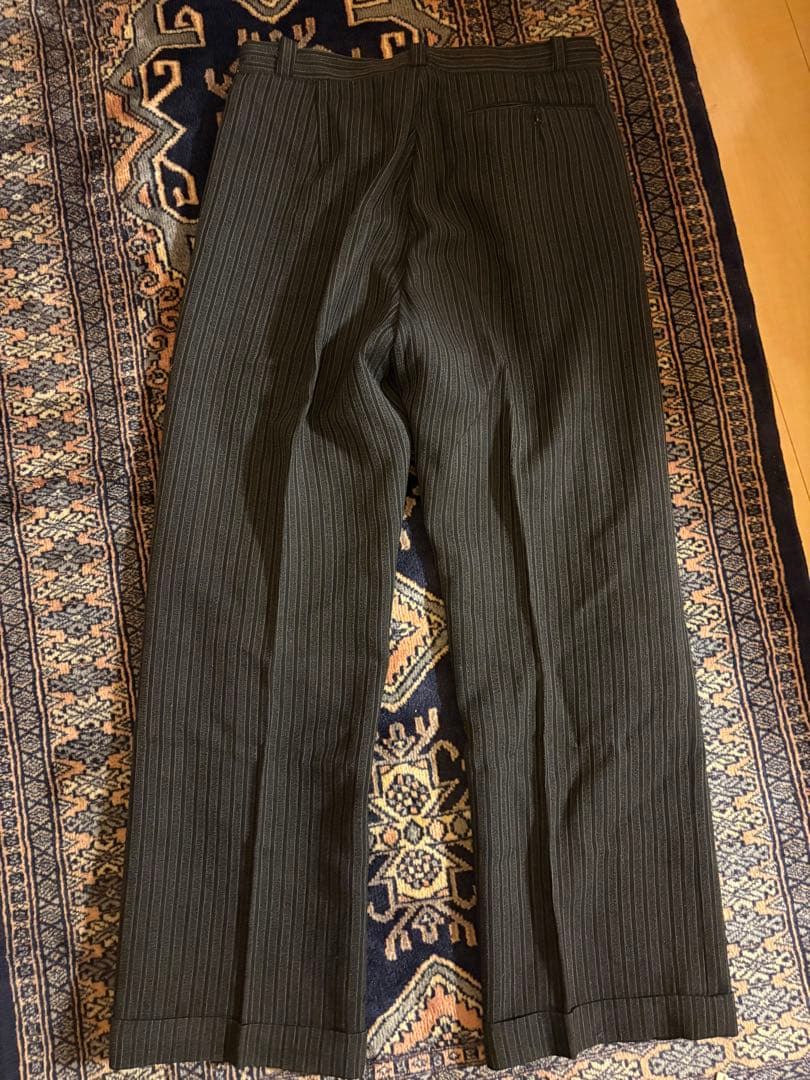 50s ヴィンテージスラックス　ユーロ　ストライプ