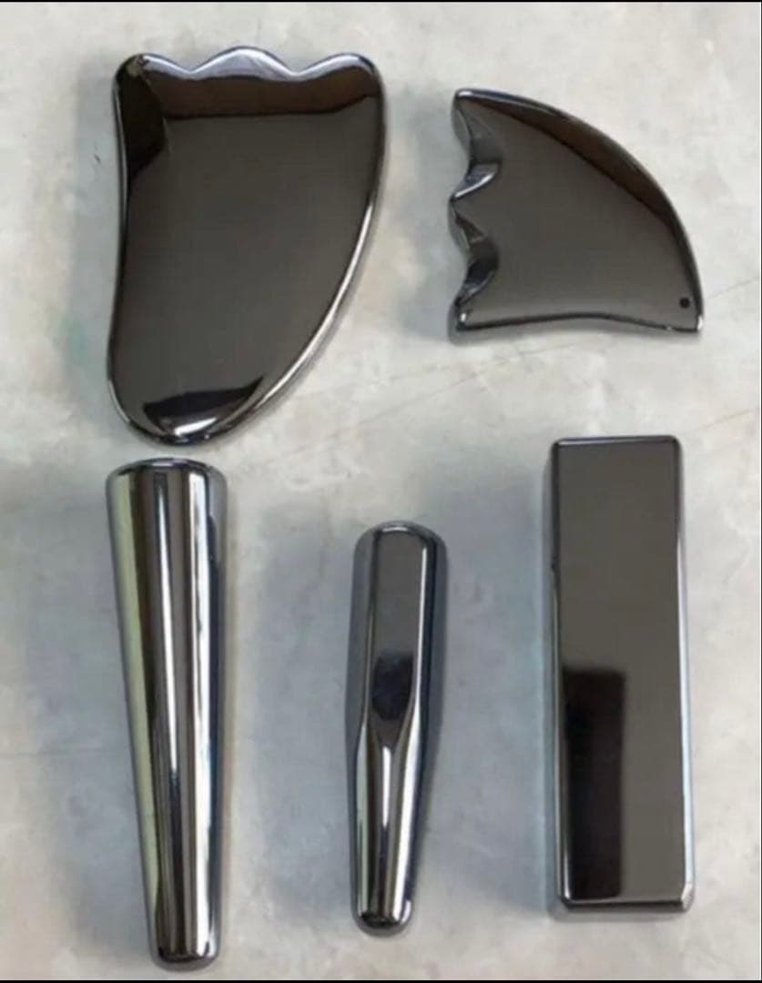 高純度15N テラヘルツ カッサプレートマッサージ棒5点セット