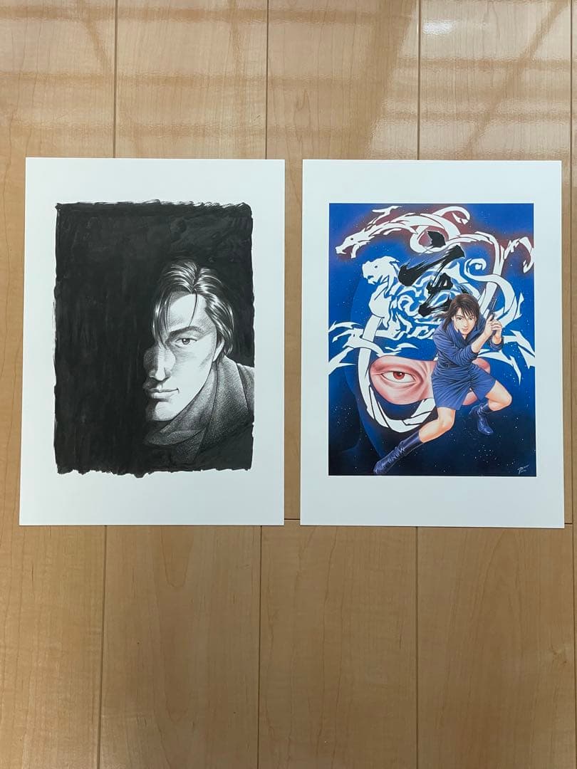 「エンジェル・ハート」累計1000万部突破記念　複製原画１８枚セット　北条司