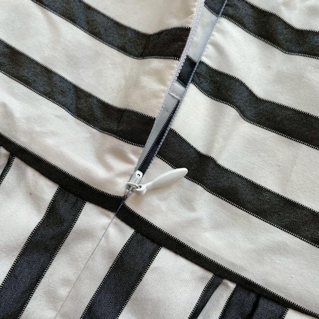 ◎美品◎ CYCLAS シクラス コットンシルク ストライプ 長袖ブラウス