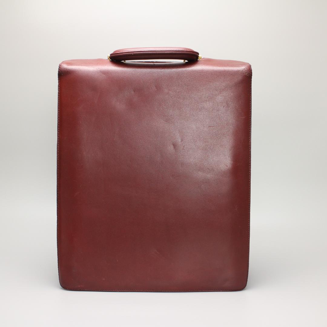 Cartier バッグ　 マストライン ボルドー　ビジネスバッグ　手提げ