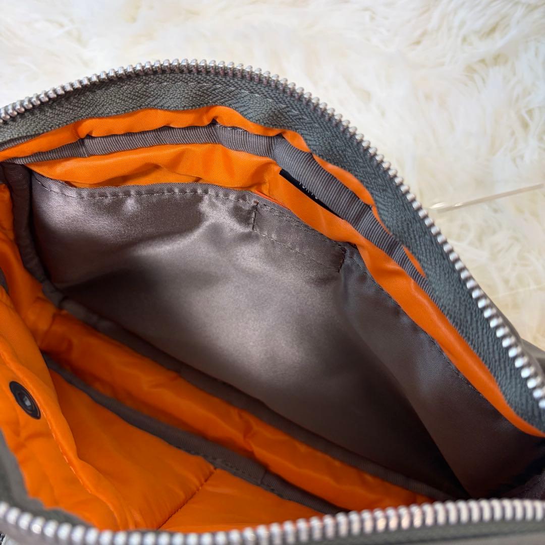 ポーター　タンカー　ショルダーバッグ　シルバーグレー